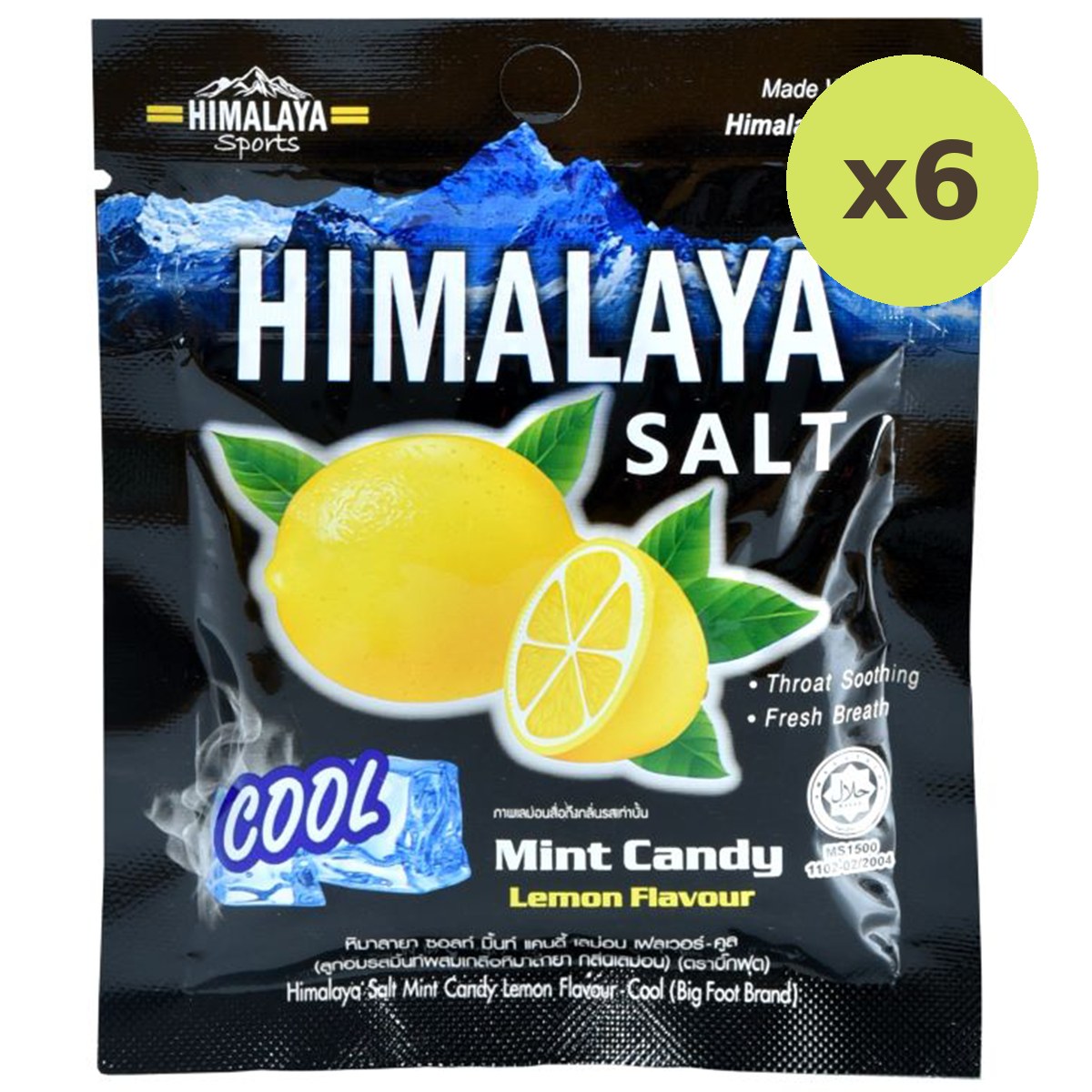 Big Foot Himalaya Salt Mint Lamon Flavour Candy - image 3