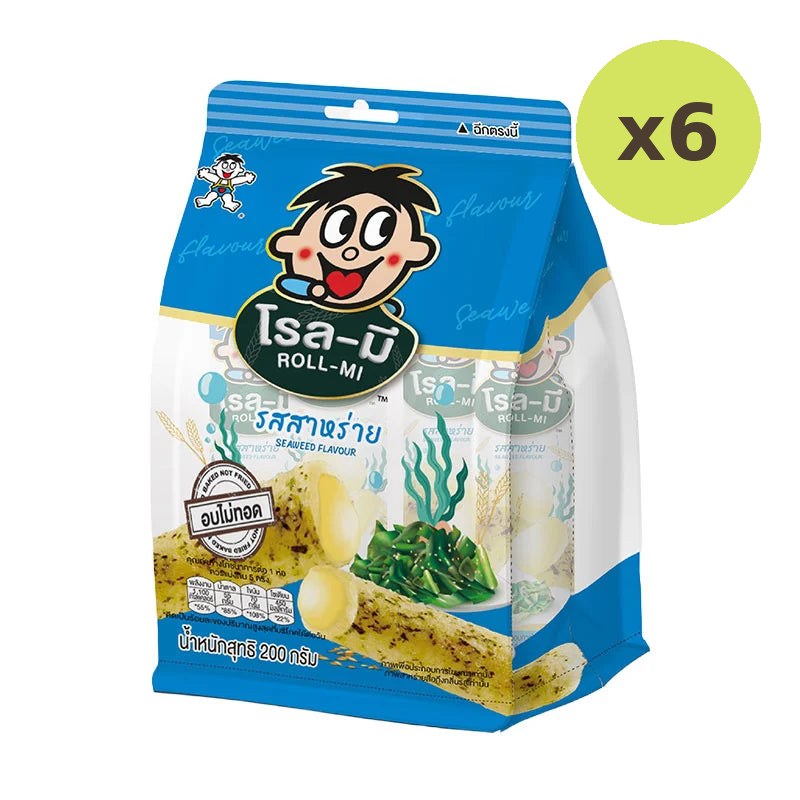 Want Roll-Mi Rice Roll Seaweed Flavour 200g - image 2