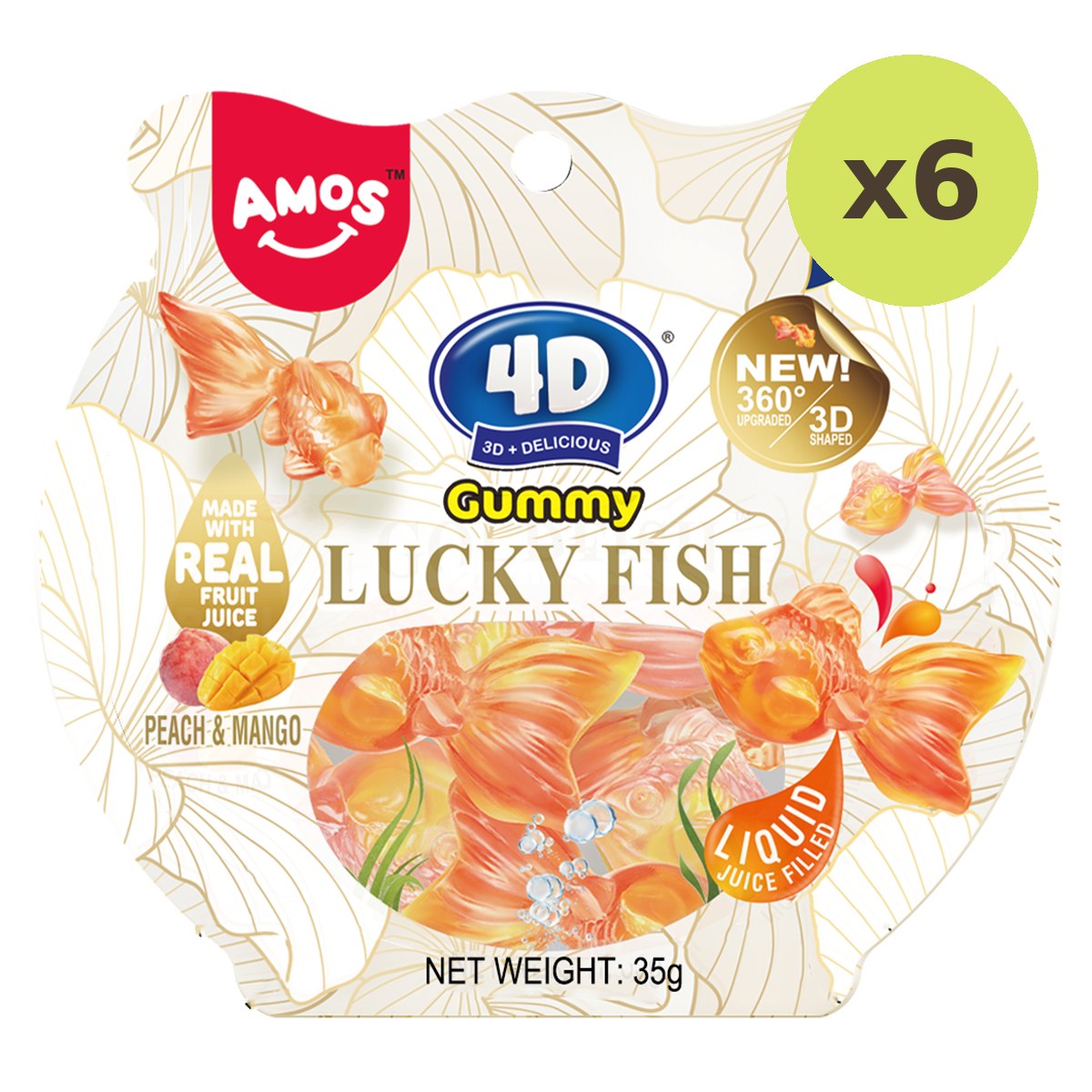 Amos 4d Lucky Fish Gummy - image 4