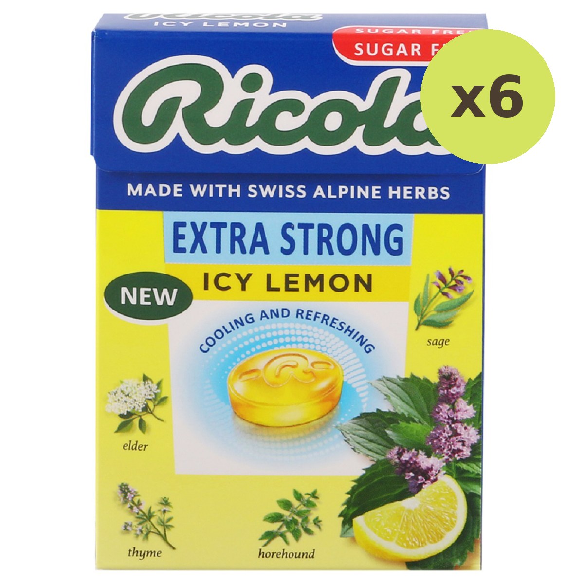 Ricola Icy Lemon Candy Sugar Free - image 5