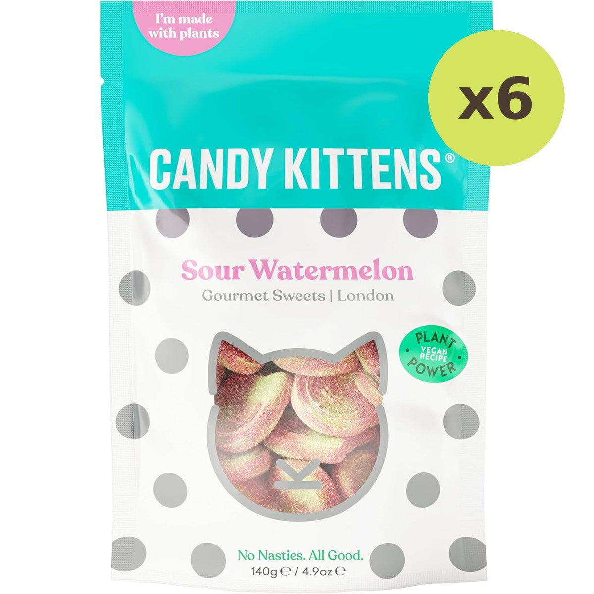 Candy Kittens Sour Watermelon Gourmet Sweets - image 4