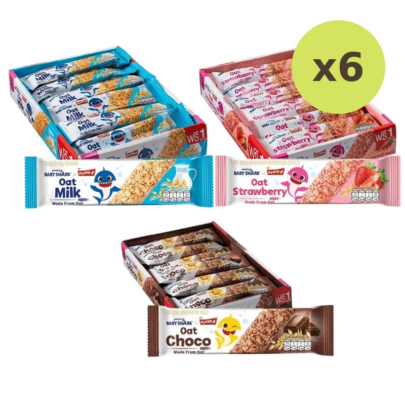 Pennyo Oatmeal Snacks Baby Shark Chocolate Flavor Milk - image 3