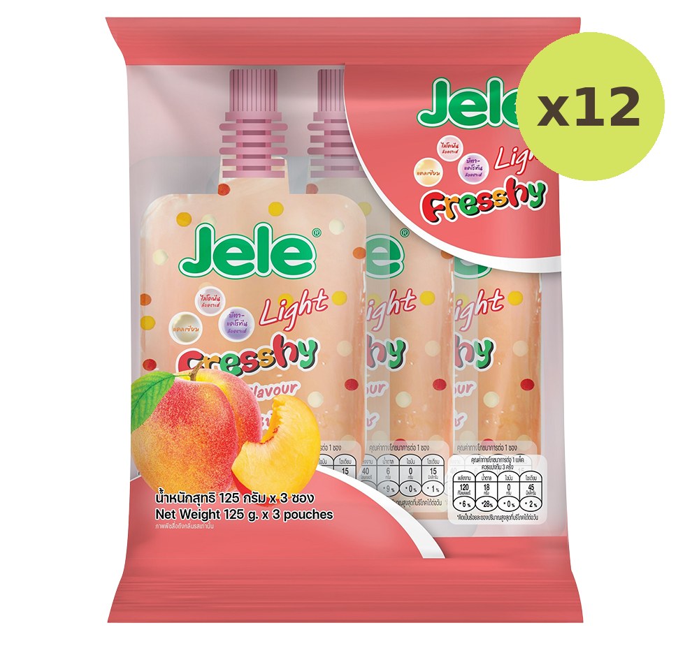 Jele Light Fresshy Peach Flavor - image 3
