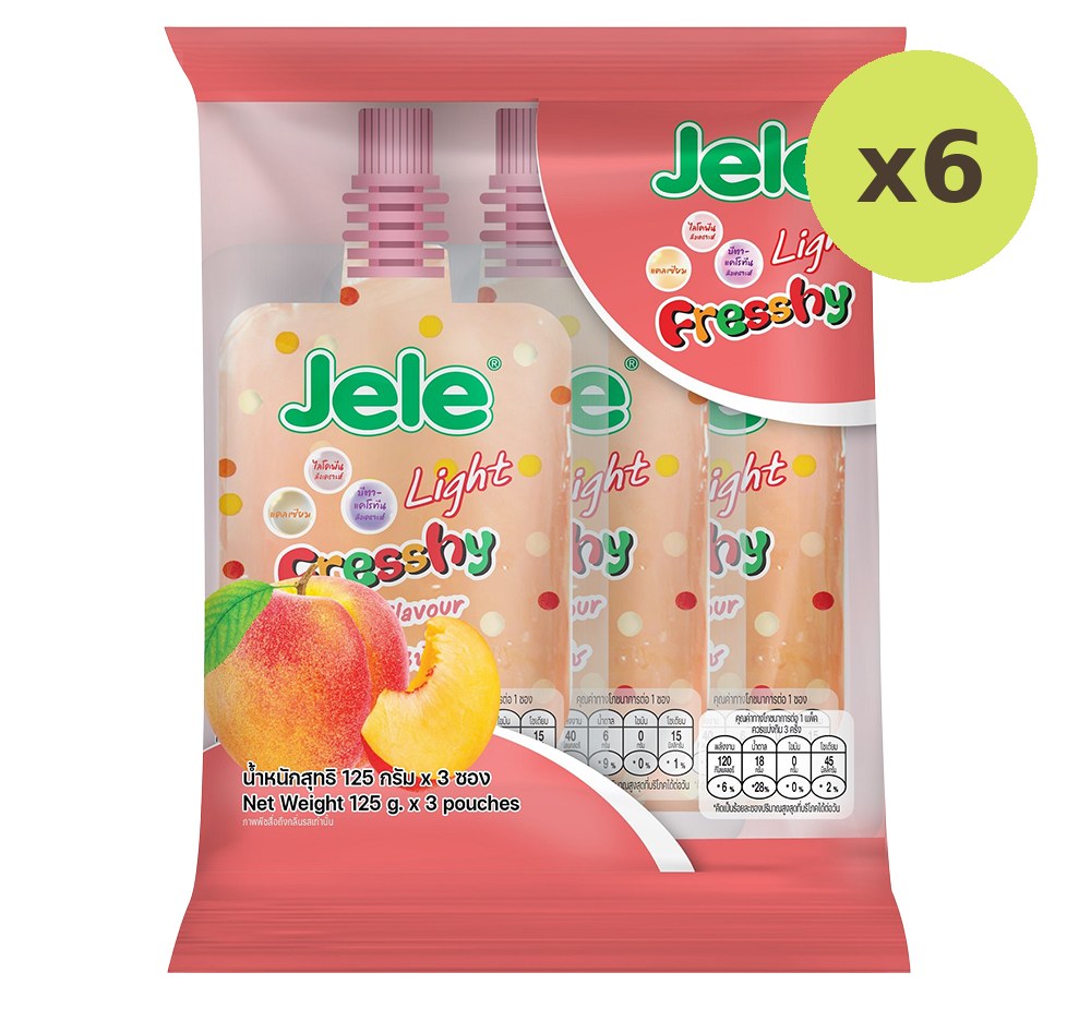 Jele Light Fresshy Peach Flavor - image 2
