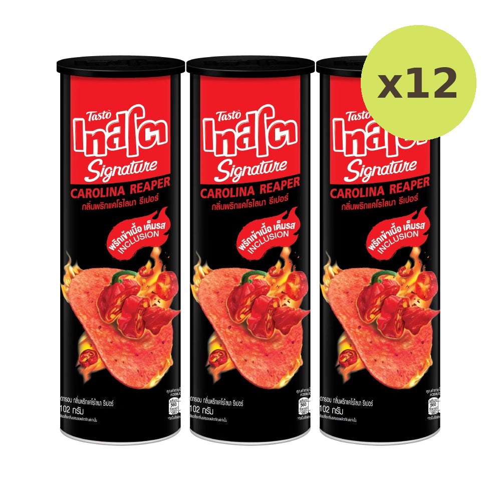 Tasto Signature Inclusion Crisps Carolina Reaper 102g - image 6