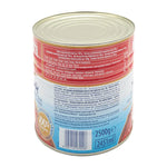 Mutti Pomodoro 2.5kg canned tomato product, dry grocery item from MUTTI, with bright red tomatoes in a can.