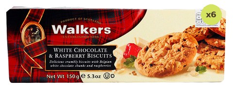 Walkers White Chocolate & Raspberry Biscuit - image 2
