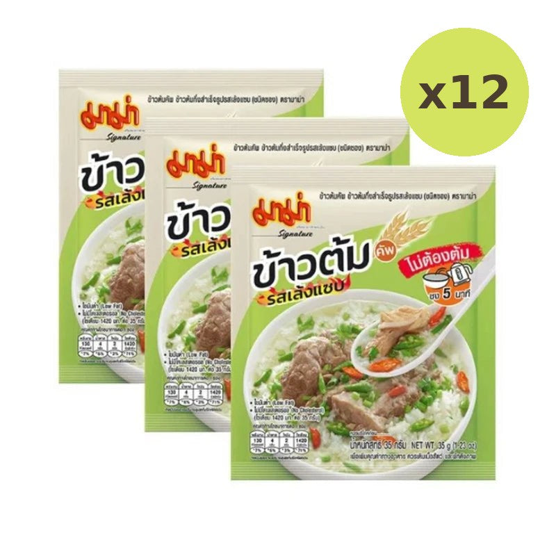 Mama Rice Porridge Cup Packets Spicy Leng Flavor - image 3