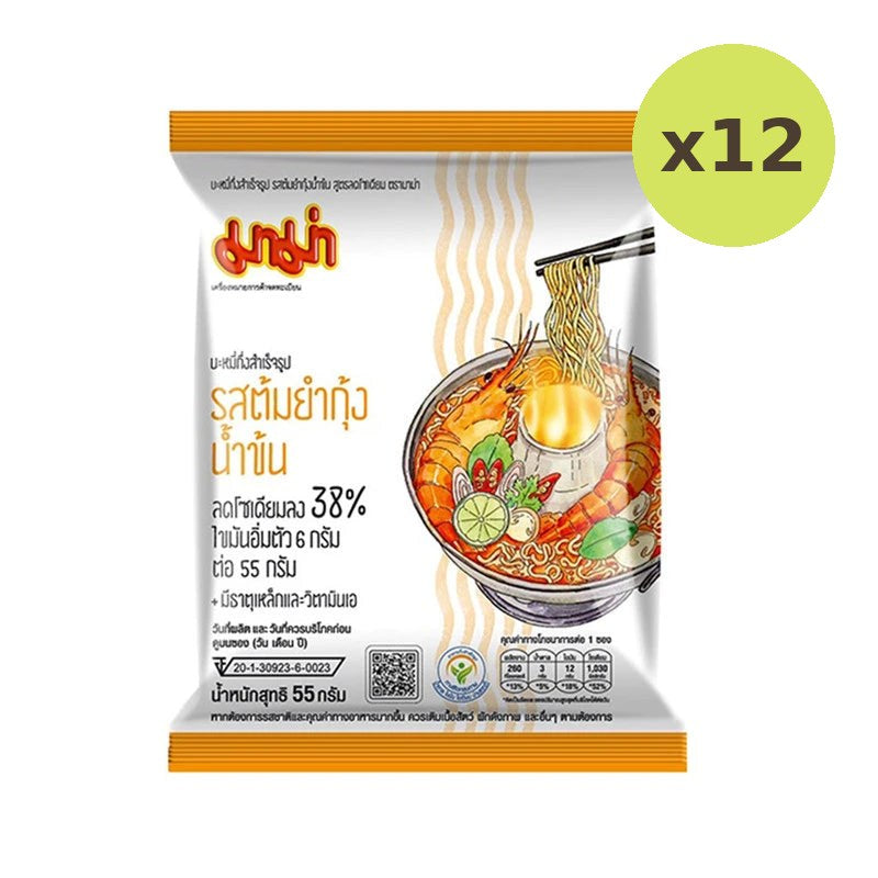 Mama Noodles Tom Yum Shrimp Soup Flavor Sodium Reduction Formula - image 3