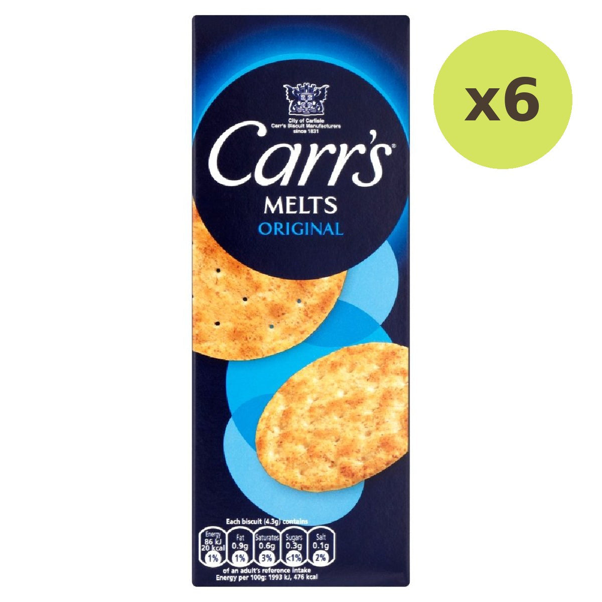 Carr's Melts Original Crackers - image 2