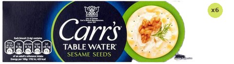 Carr's Table Water Crackers Sesame Seeds - image 2