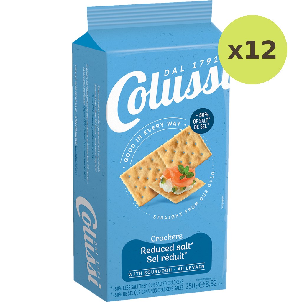Pan Colussi Reduced Salt Crackers - image 3