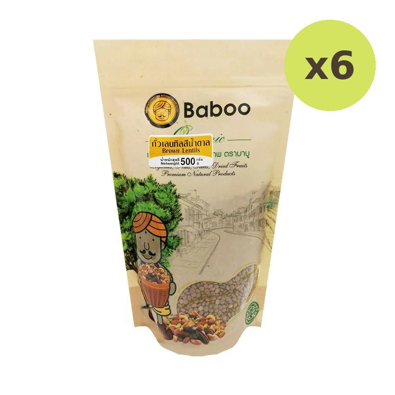 Baboo Brown Lentils 500g - image 2