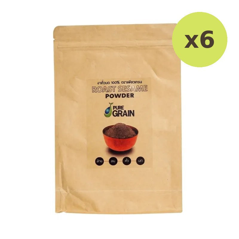 Pure Grain 100% Ground Roasted Black Sesame 500g - image 4
