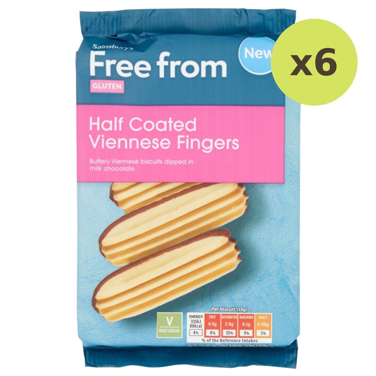 Sainsbury's Half Coated Viennese Fingers - image 5