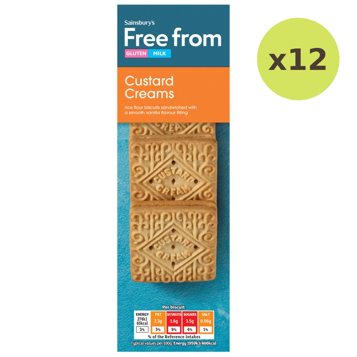 Sainsbury's Free From Custard Creams - image 6