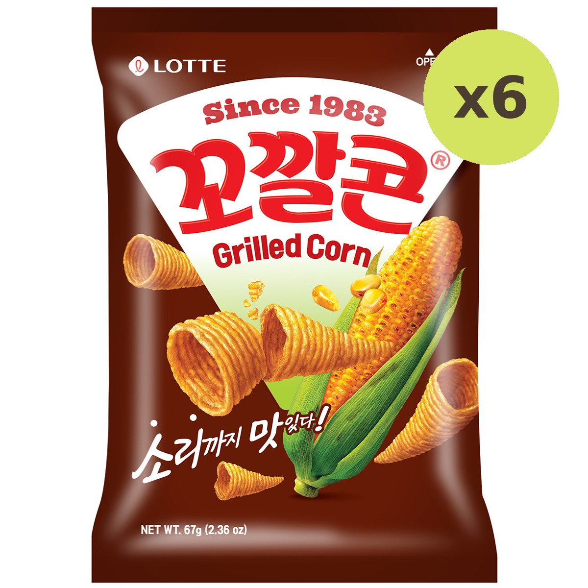 Lotte Corn Snack Grilled Corn - image 4