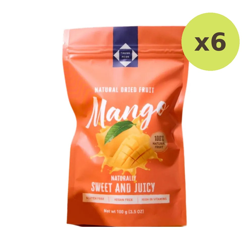 Thong Poon Dried Mango With Turmeric 100g - image 4