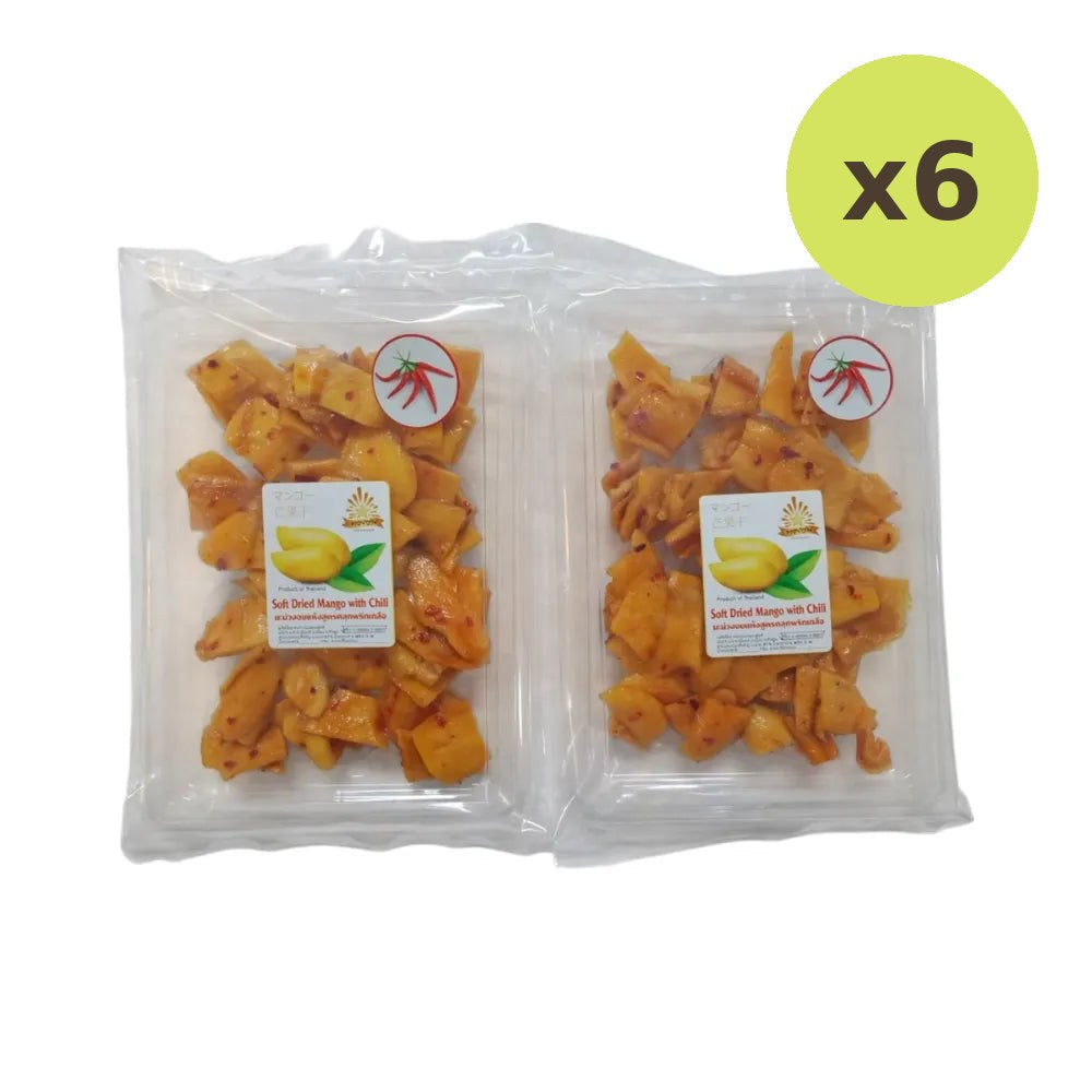 Thong Poon Dried Mango Mixed With Chili And Salt 200 Double Packs - image 4