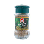 Dried Nguan Soon oregano in a clear plastic bag, ready for cooking, from the Nguan Soon grocery brand.