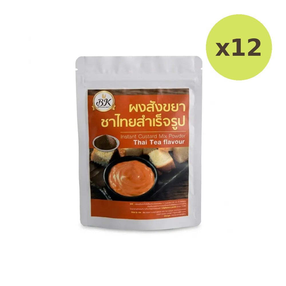 BK Bakery Thai Tea Flavored Instant Custard Powder 100g - image 5