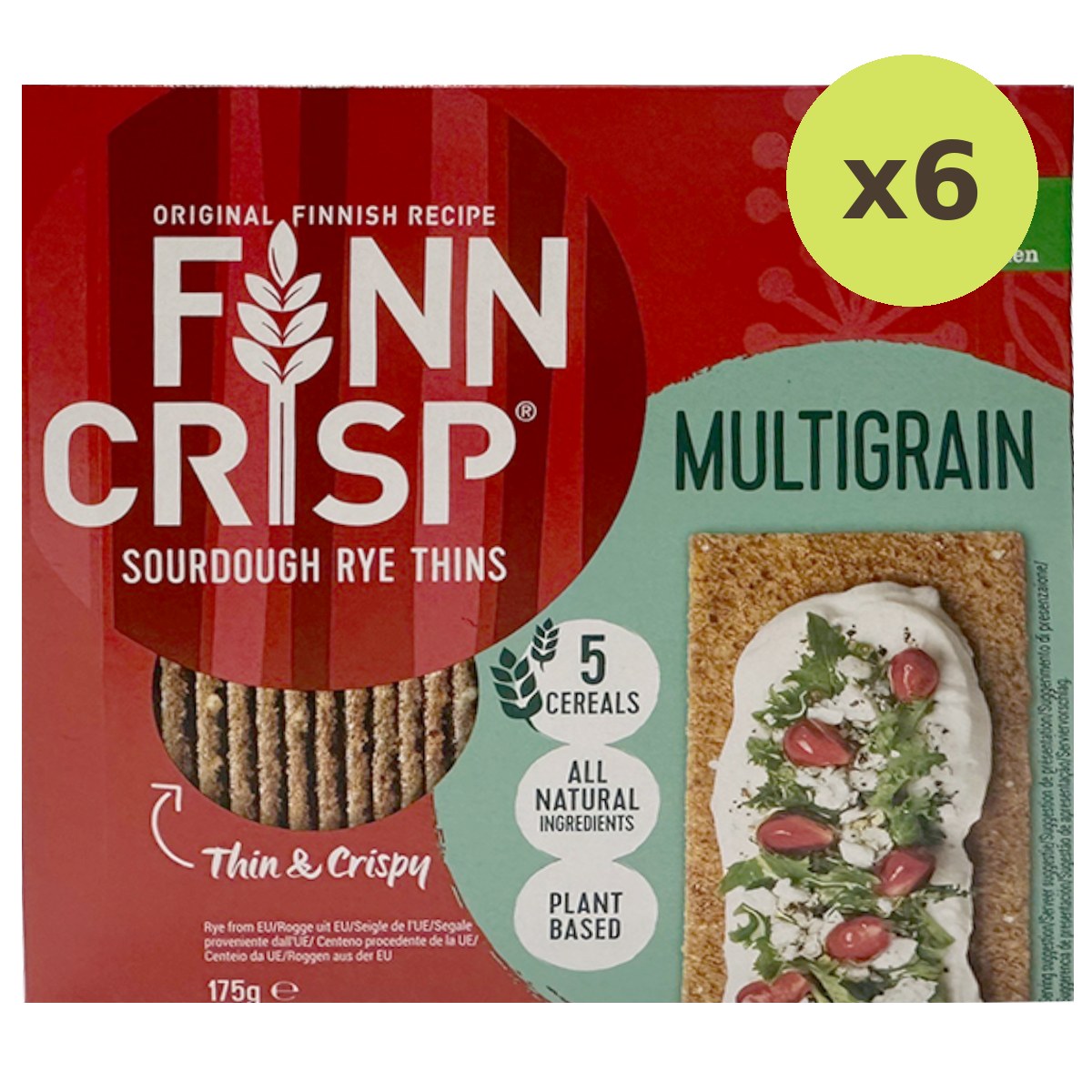 Finn Multigrain Sourdough Rye Thins - image 3