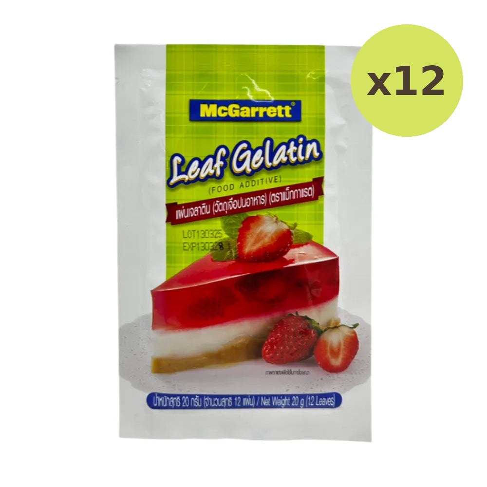 Mcgarrett Gelatin Sheets Bloom 210-230 20g - image 5
