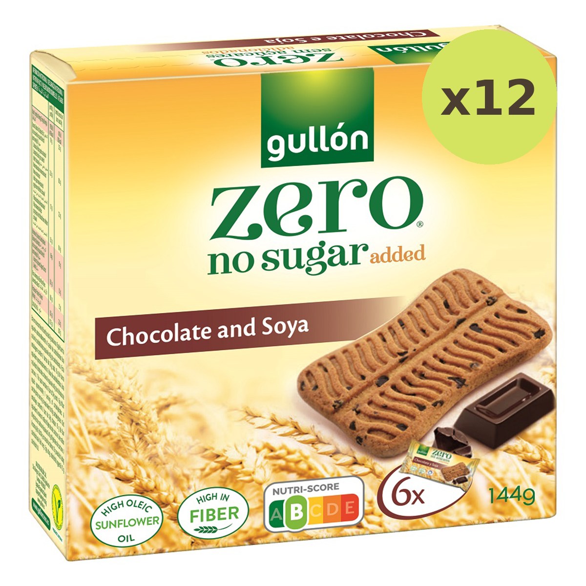 Gullon No Sugar Added Chocolate & Soya - image 3