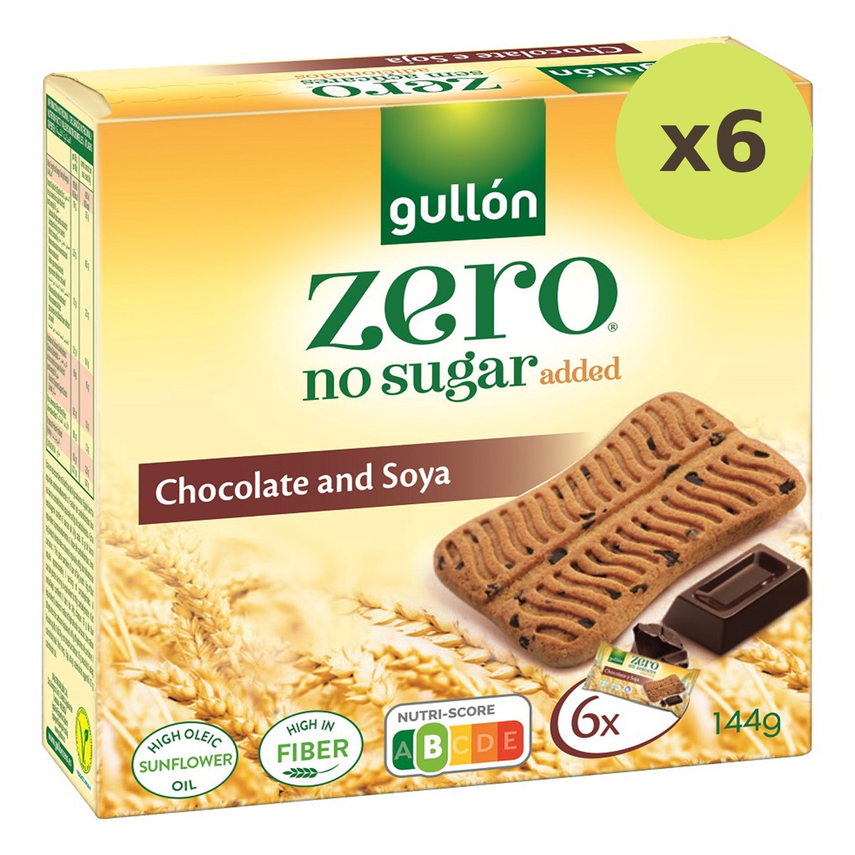 Gullon No Sugar Added Chocolate & Soya - image 2