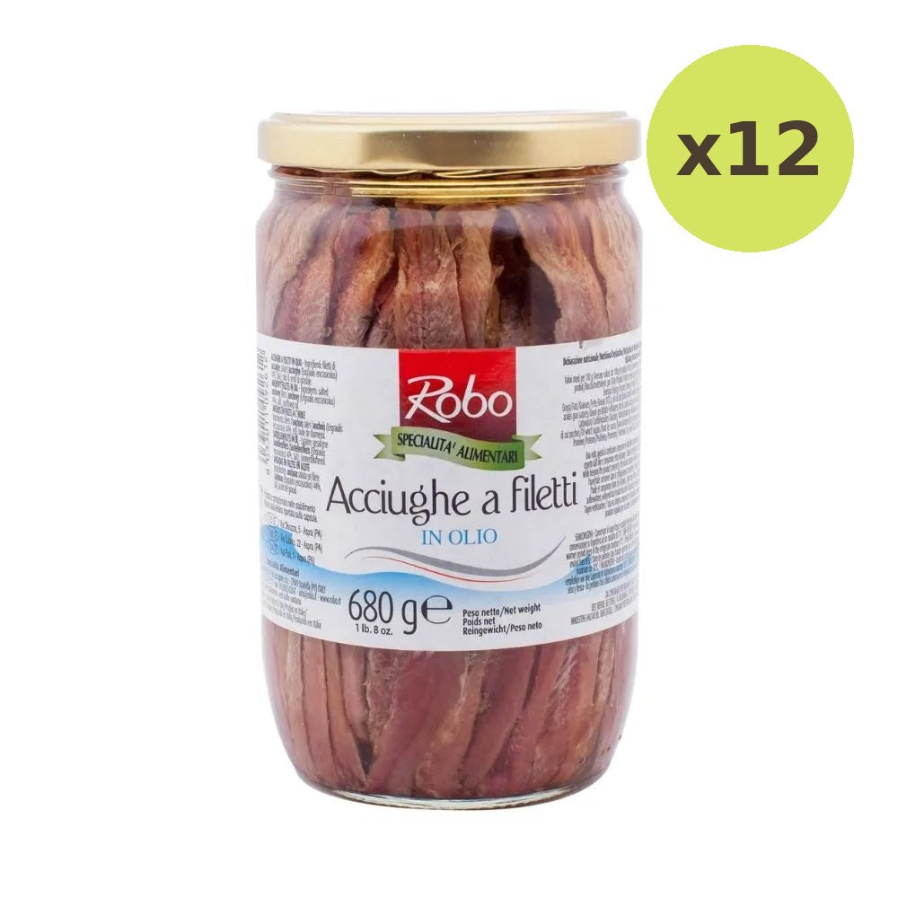 Robo Anchovy Fille In Sunflower OIL 680g - image 3