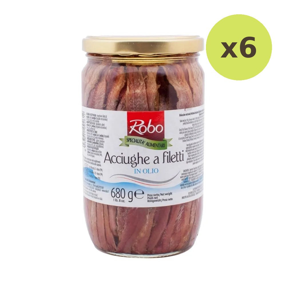 Robo Anchovy Fille In Sunflower OIL 680g - image 2