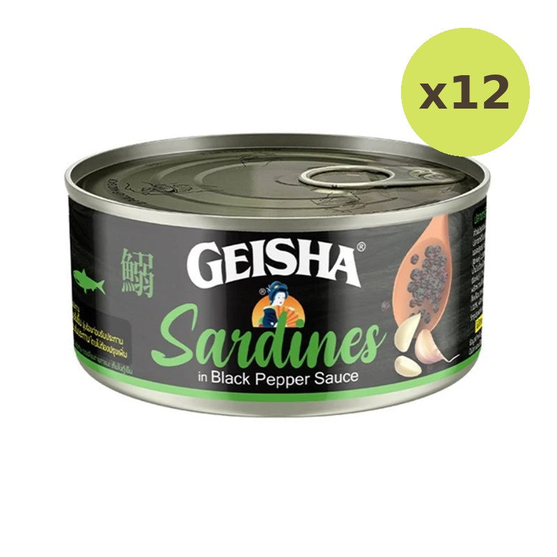 Geisha Sardines In Black Pepper Sauce 120 - image 3