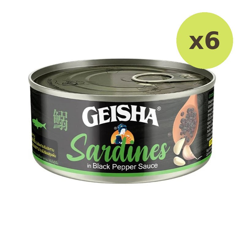 Geisha Sardines In Black Pepper Sauce 120 - image 2
