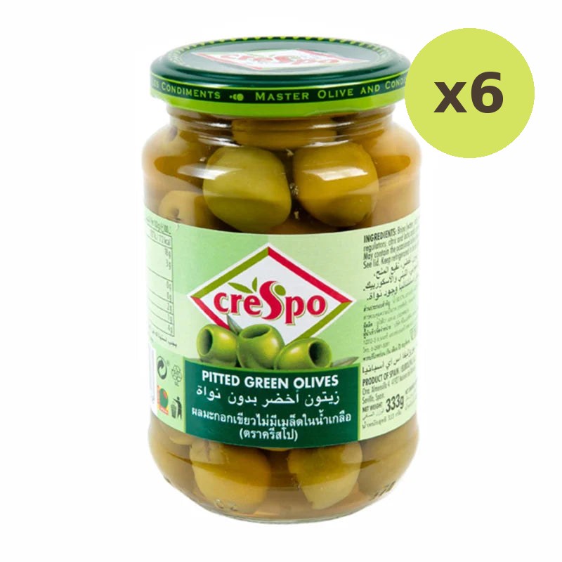 Crespo Pitted Green Olive 333g - image 3