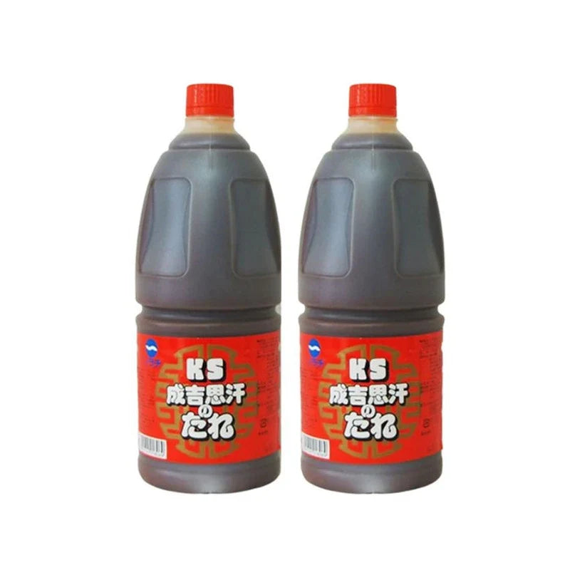 Sorachi KS Narikichi Shikan No Sauce Jingisukan Tare Genghis dry grocery condiment bottle with Japanese Genghis Khan barbecue sauce
