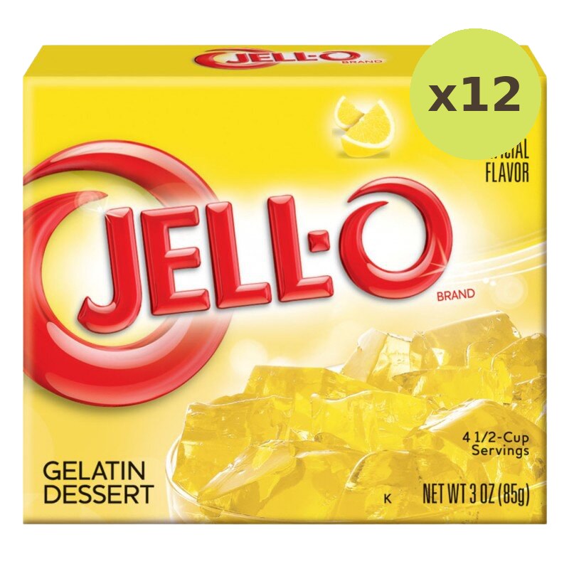Jell-O Gelatin Dessert Mix Lemon Flavored - image 3