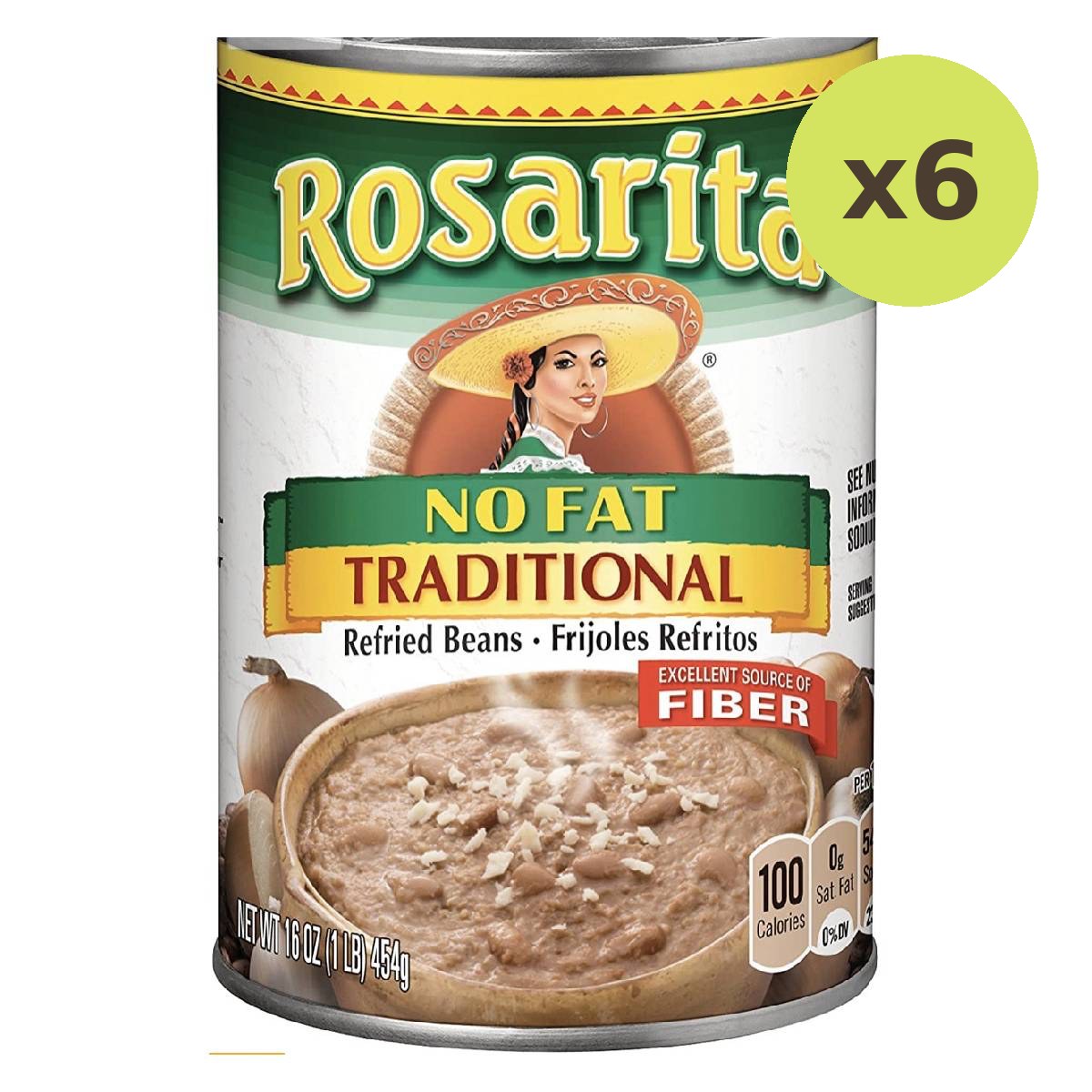 Rosarita No Fat Refried Beans - image 2