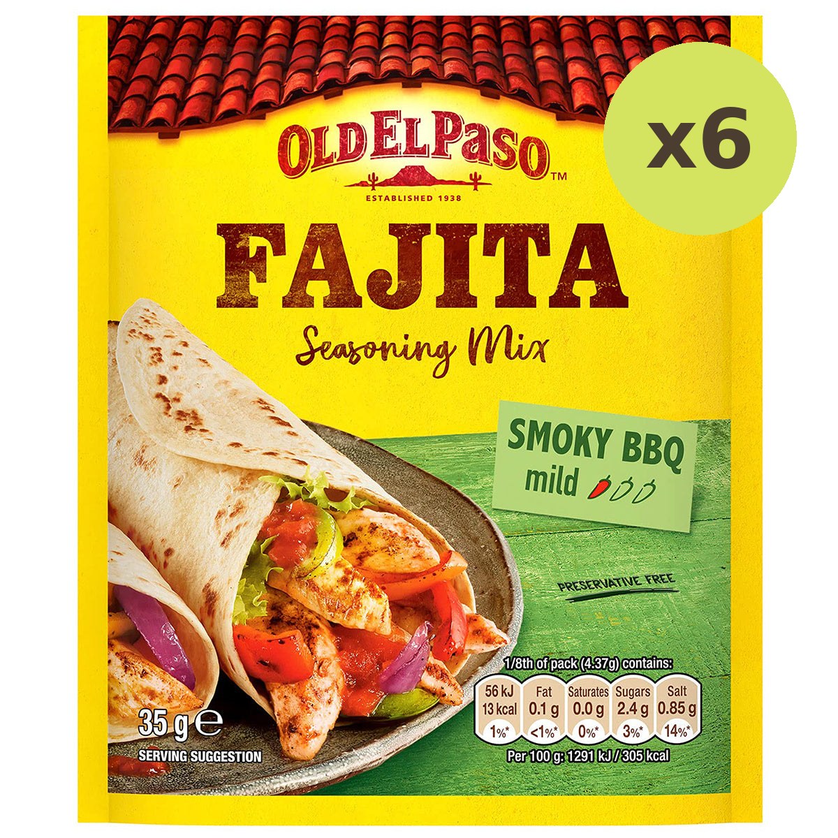 Old El Paso Seasoning Mix For Fajitas Smoky Bbq - image 5