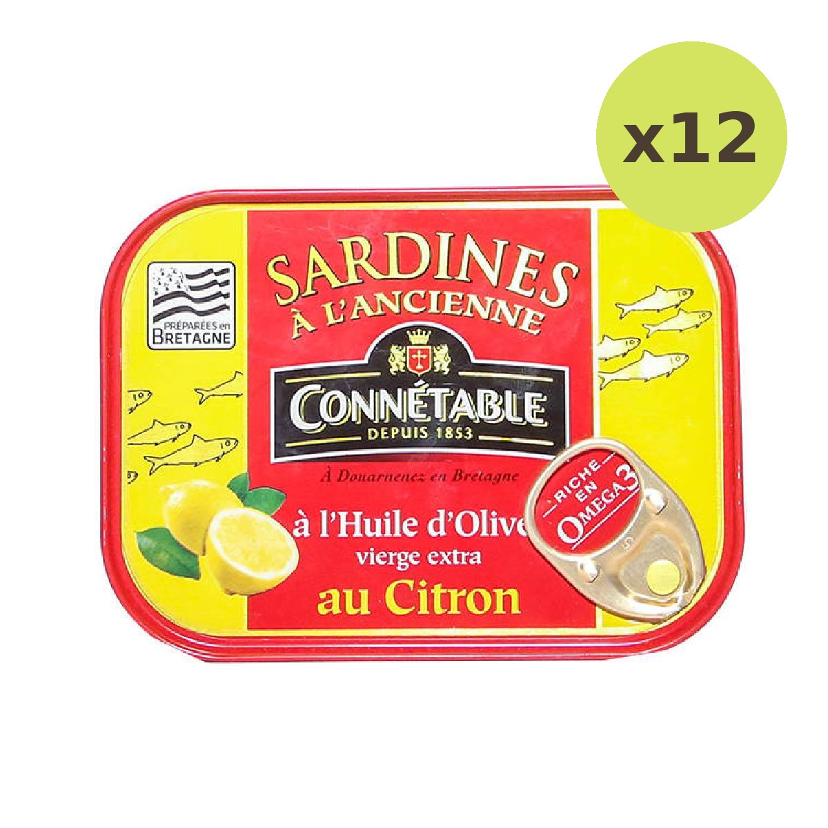 Connetable Sardines In Virgin Olive Oil With Lemon - image 3