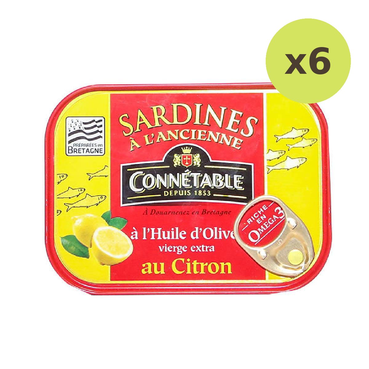 Connetable Sardines In Virgin Olive Oil With Lemon - image 2