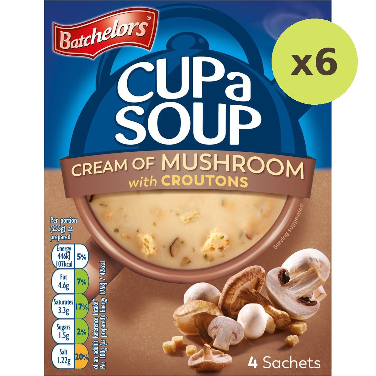Batchelors Cup A Soup Cream Of Mushroom - image 2
