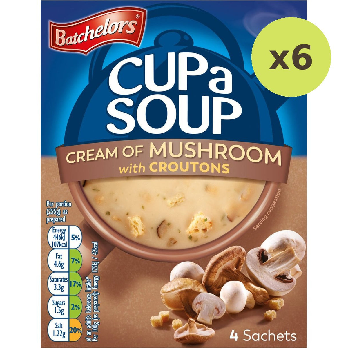Batchelors Cup A Soup Cream Of Mushroom - image 2