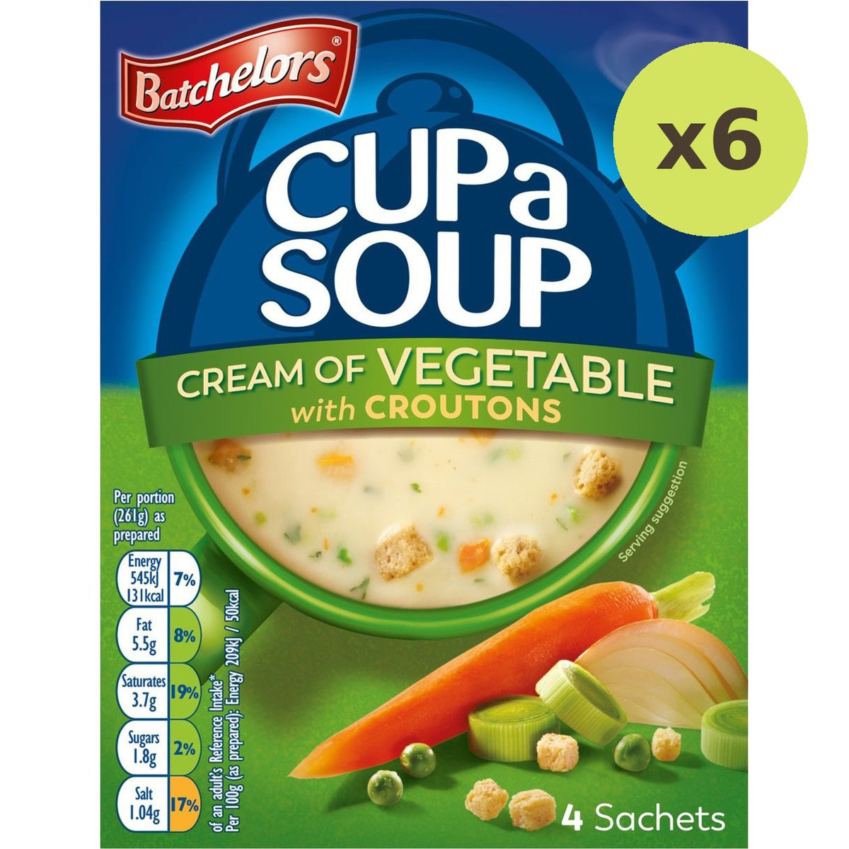 Batchelors Cup A Soup Cream Of Vegetable - image 2