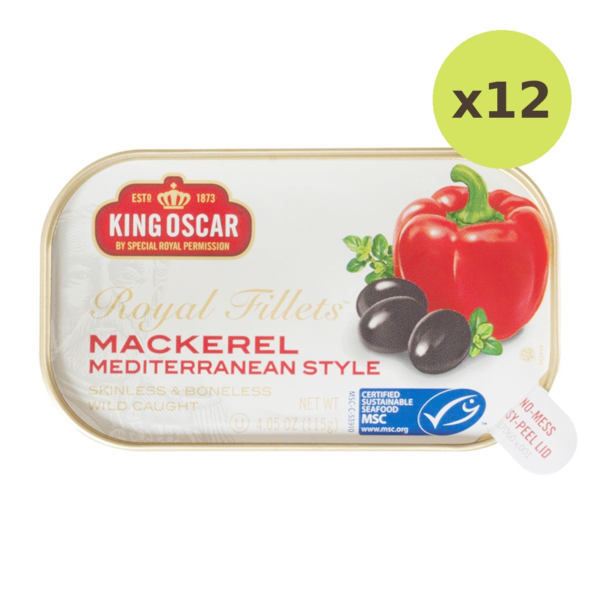 King Oscar Mackerel Mediterranean - image 3