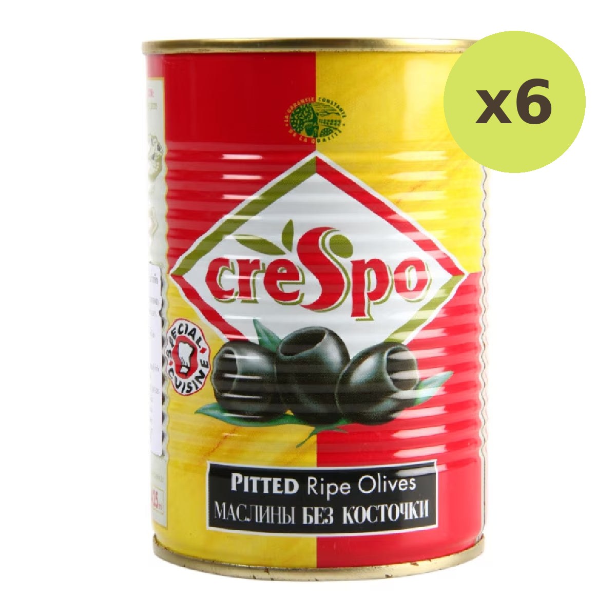 Crespo Pitted Black Olives Tin - image 2