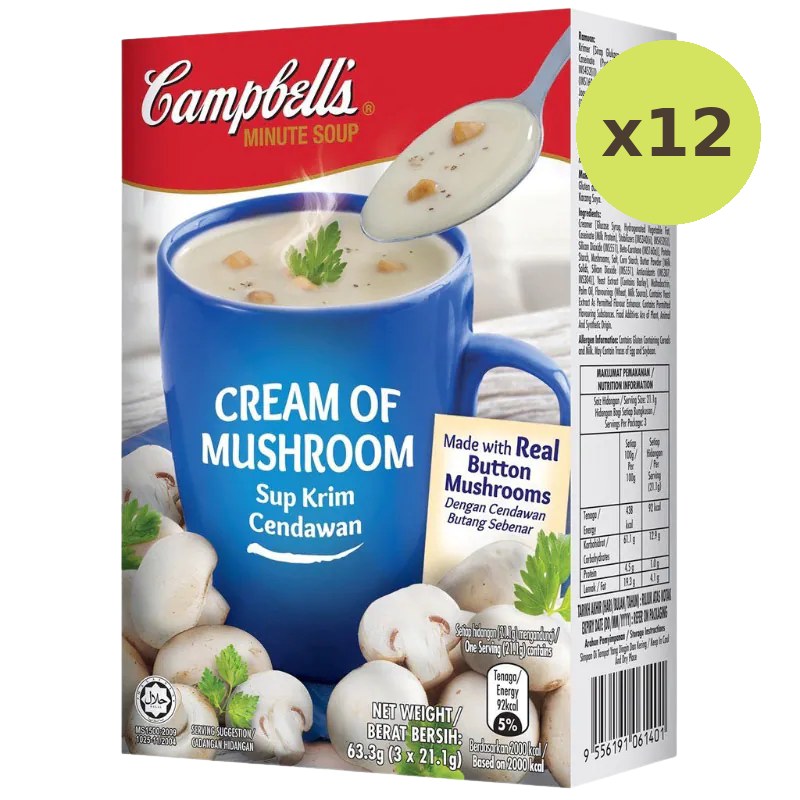Campbell's Cream Of Mushroom Instant Soup - image 3