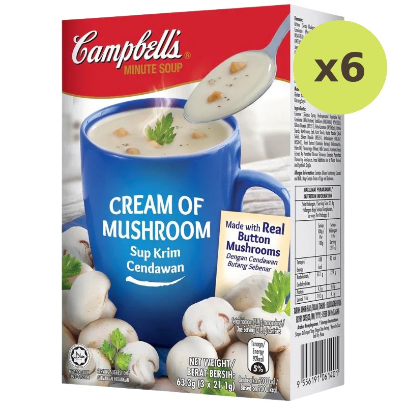 Campbell's Cream Of Mushroom Instant Soup - image 2