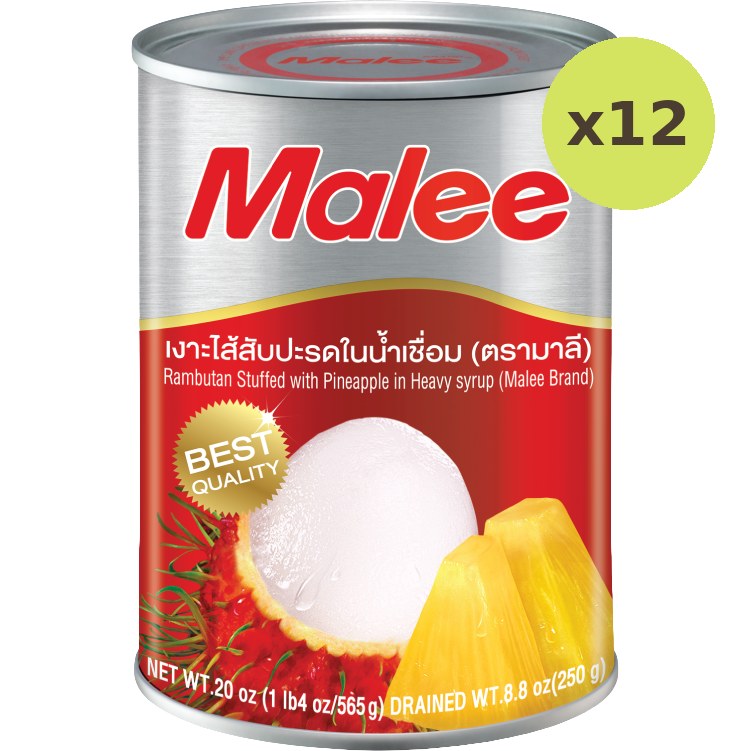 Malee Rambutan With Pineapple In Syrup - image 3