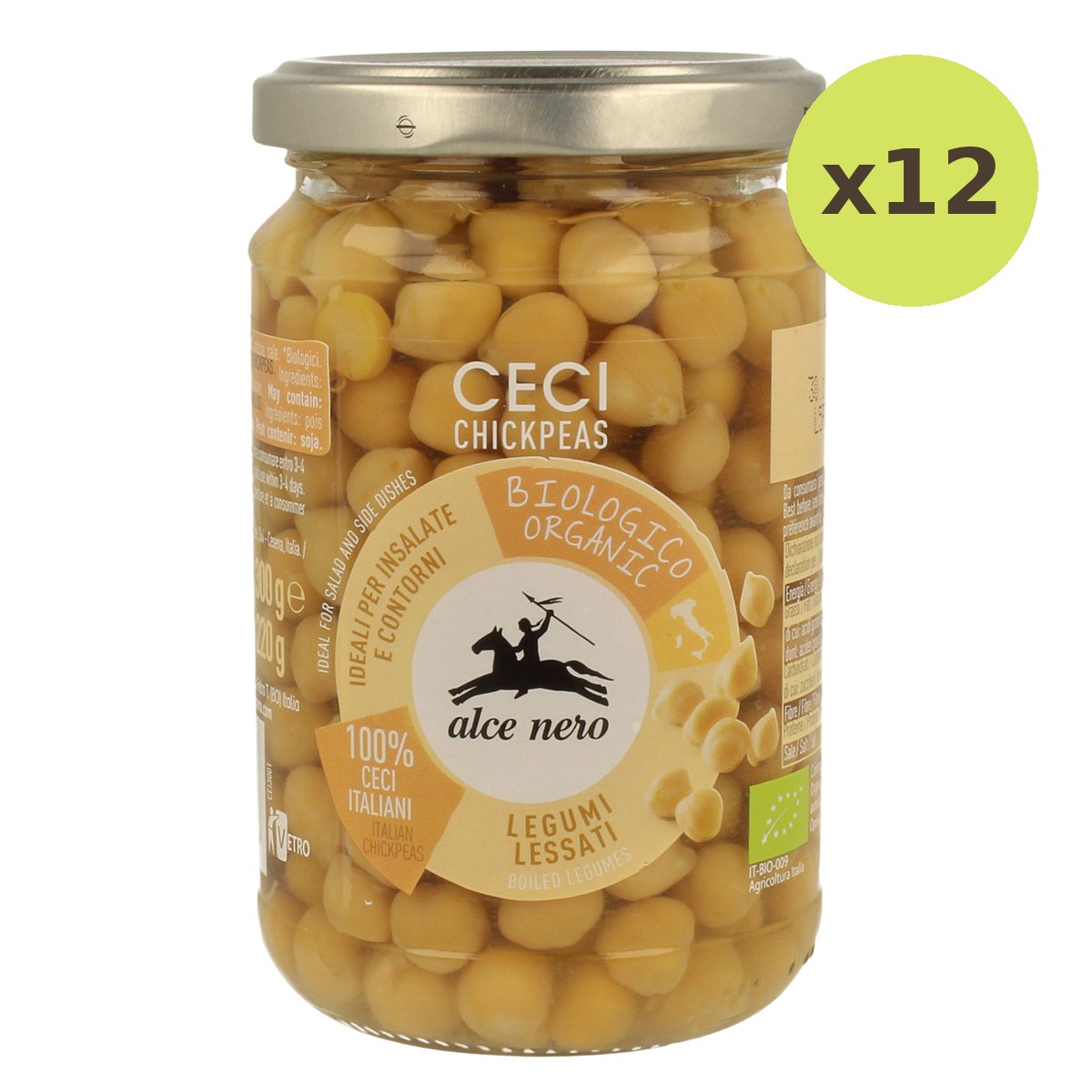 Alce Nero Organic Boiled Chickpeas - image 3