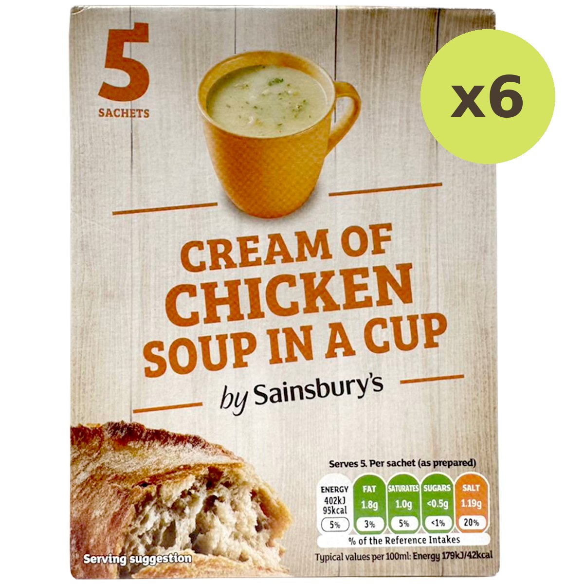Sainsbury's Cream Of Chicken Soup In A Cup - image 5